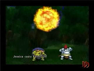 The spell Kafrizzle in Dragon Quest VIII