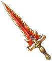 The fire blade from Dragon Quest VII.