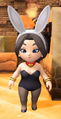 First bunny suit