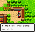Villager's greeting