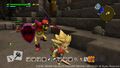 A Chasmonaut chasing the player in Dragon Quest Builders 2