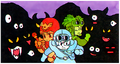 Various artwork of the original three Scions