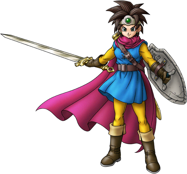 File:DQT Hero Erdrick Female Battle.png