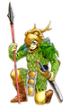 The female hero from Dragon Quest IV wearing dragon mail