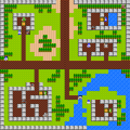 Brecconary map for Dragon Quest (NES)