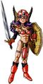 Female Warrior, Gameboy Color artwork