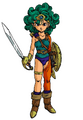 Female Hero. Art for the DS remake.