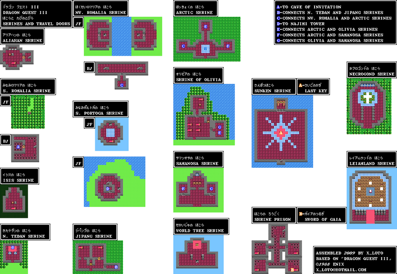 File:DQ III Famicom All Maps.png