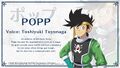 Popp's character profile in A Hero's Bonds.