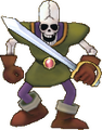 Skeleton soldier in Dragon Quest VIII (PS2).