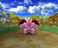 Boss encounter in the 3DS version