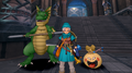 Terry and Lizzie in Dragon Quest X .
