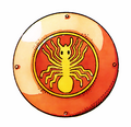 The leather shield from Dragon Quest III