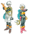 The male and female thieves from Dragon Quest III.