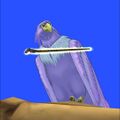 Empyrea revealing the object to be the Godbird sceptre. (Cell phone)