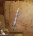 The iron broadsword from Dragon Quest Treasures