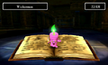 Appearance in VII's 'The Big Book of Beasts' in the remake. (3DS)