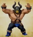 Polygon model of the Underdigger from Dragon Quest XI