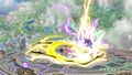 Arusu casting Kazap in Super Smash Bros. Ultimate