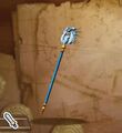 The staff of divine wrath from Dragon Quest Treasures
