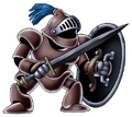 Deserted armour