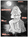 Concept art of Michelle's portrait