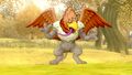 A gryphon in X