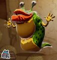 A Lips statue from Dragon Quest Treasures
