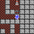 Event tile with the Green dragon boss (NES)