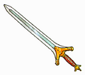 The Steel broadsword from Dragon Quest II.
