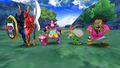 Boss encounter in the 3DS version