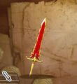 The fire blade from Dragon Quest Treasures