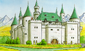 Classic castle artwork. (NES)