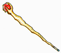 The wizard's staff from Dragon Quest II.