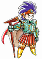 A male Sage from Dragon Quest III wearing the magic armour.