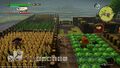 Standing in the farms.