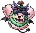 Mindini dressed as Barbarus.