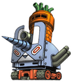 Carrot Top tank in Rocket Slime.
