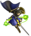 The main character with the "Woosh Spheres" blessing